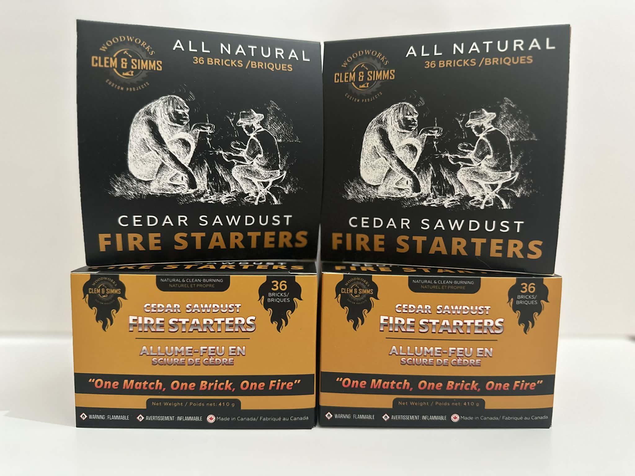 4 Box Bundle (144 fires) 💰 BEST VALUE Clem & Simms