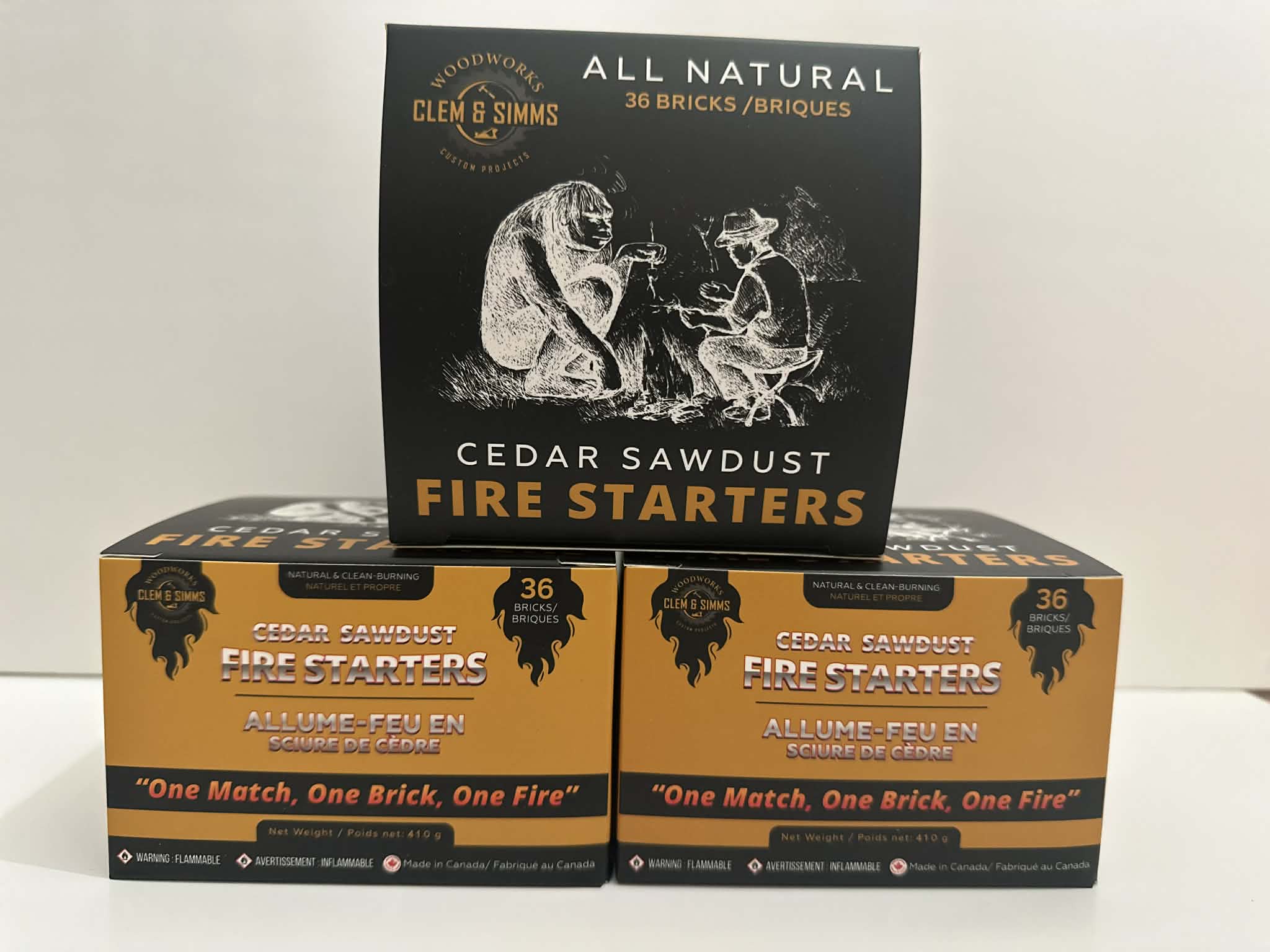 3 Box Bundle (108 fires) ⭐ Most Popular Clem & Simms