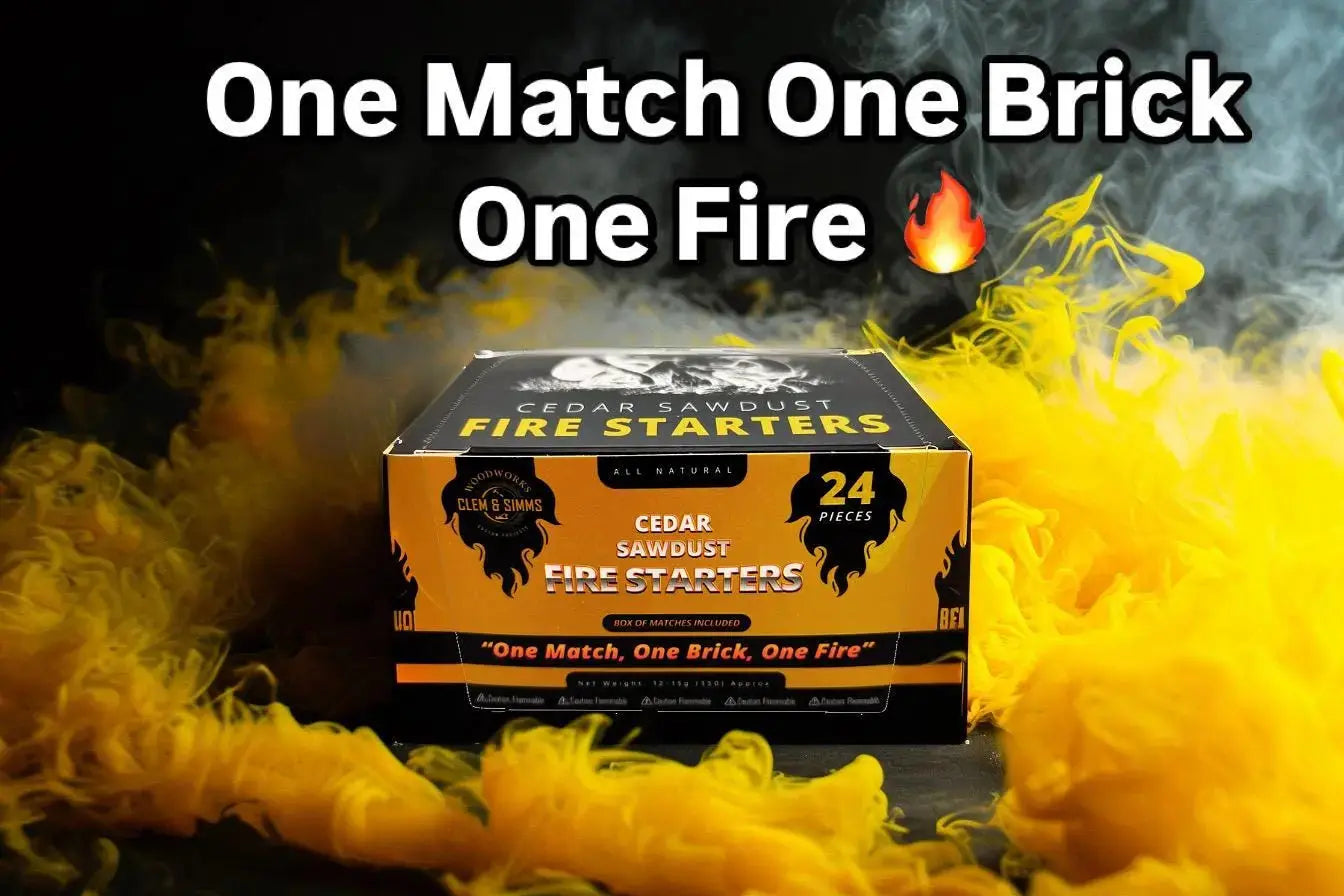 24 pcs Fire Starter Box Clem and Simms