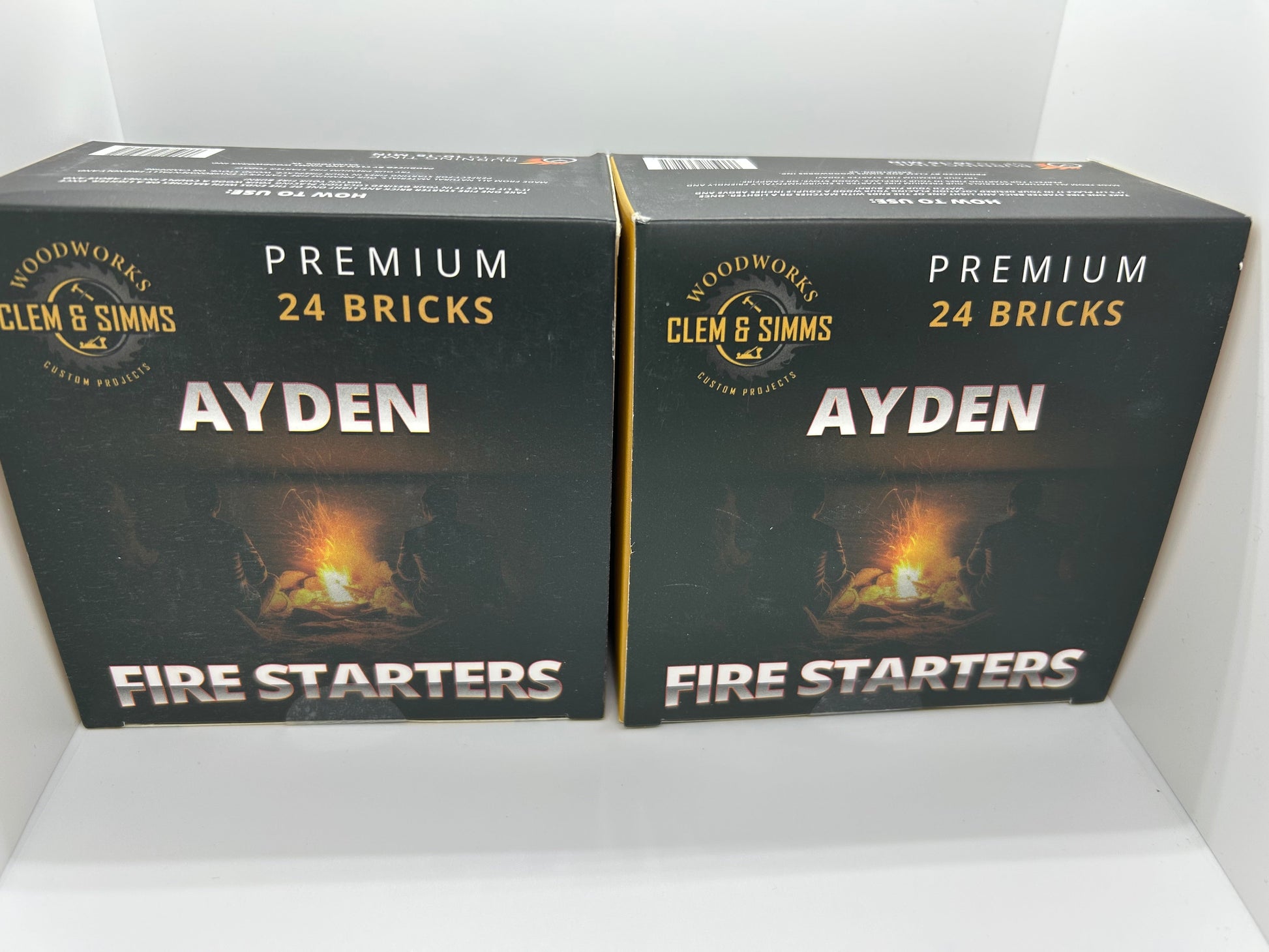 Ayden Premium Fire Starters (48 bricks) Clem & Simms Cedar Fire Starters