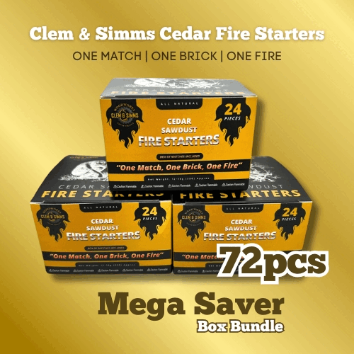 3 Mega Saver Box Bundles (72 pcs) Rustic LTD