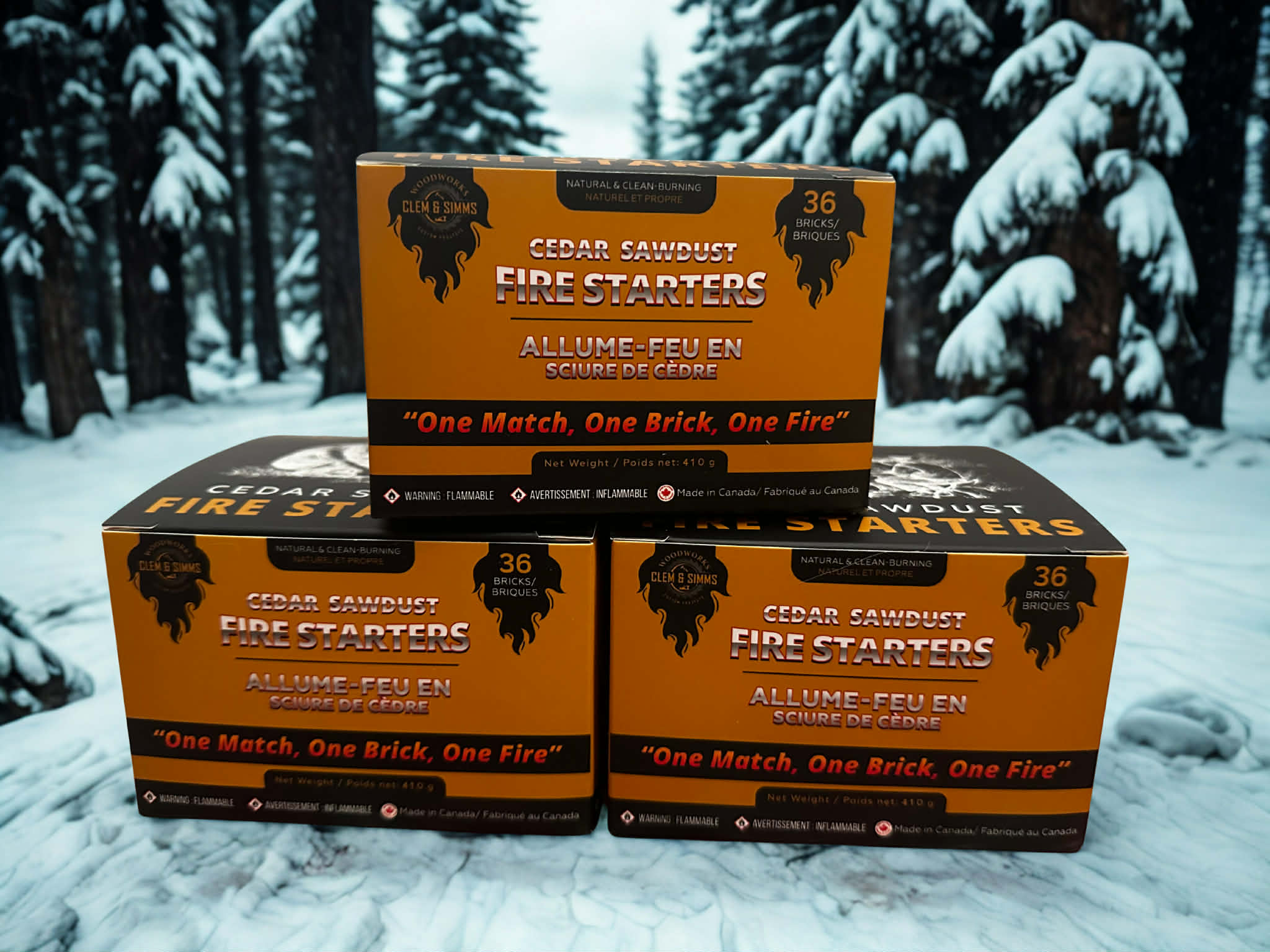 3 Box Bundle (108 fires) ⭐ Most Popular Clem & Simms