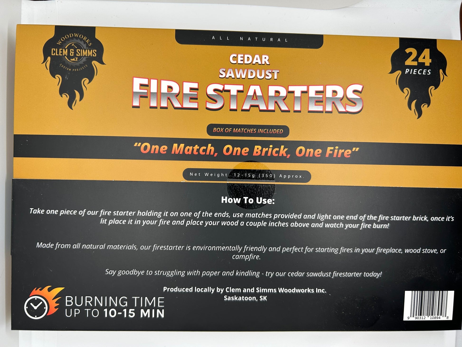 Clem & Simms: Fire Starter With Purpose Clem and Simms