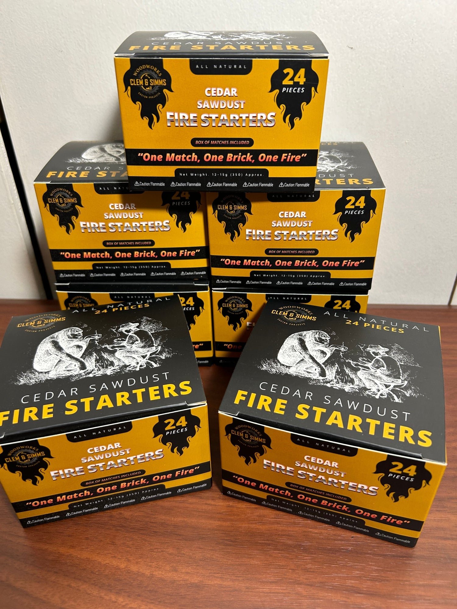 Super Saver Bundle 24 pcs - Matches includedOne Match | One Brick | One FireFREE SHIPPING Across Canada 🇨🇦For Those Who Appreciate Quality and ConvenienceIntroducing the Super Saver Bundle, a perfect bl24 pc boxClem and SimmsSuper Saver Bundle (24 pcs) - Matches includedClem & Simms Cedar Fire Starters