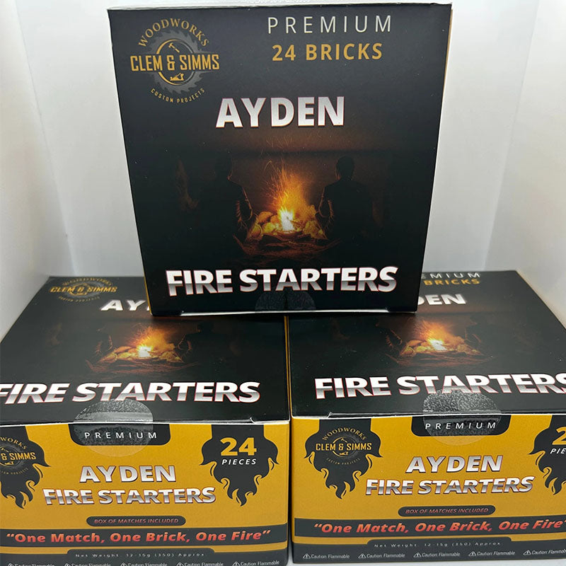 Ayden Premium Fire Starter Clem & Simms Woodworks