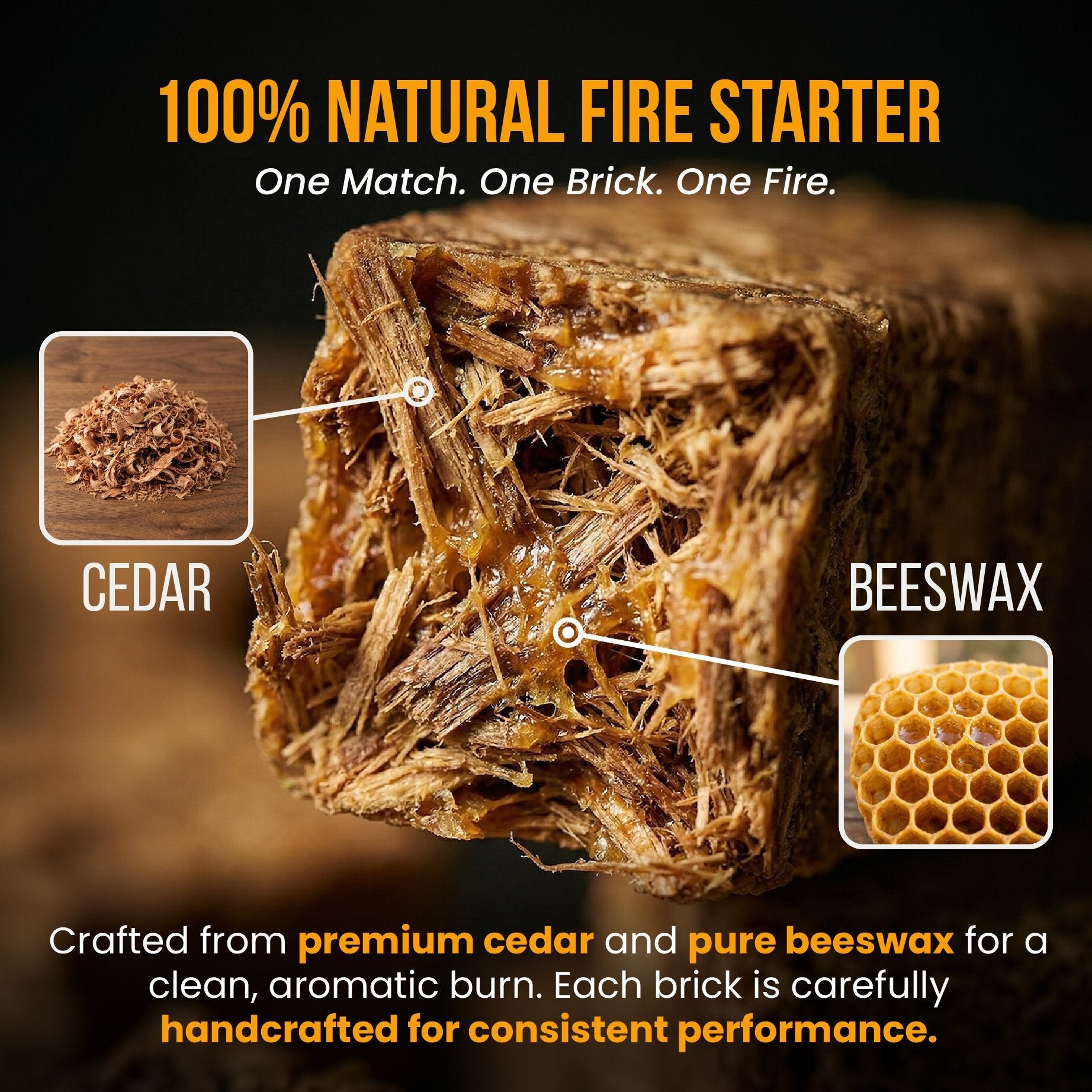 Cedar Fire Starters - Clem & Simms Woodworks