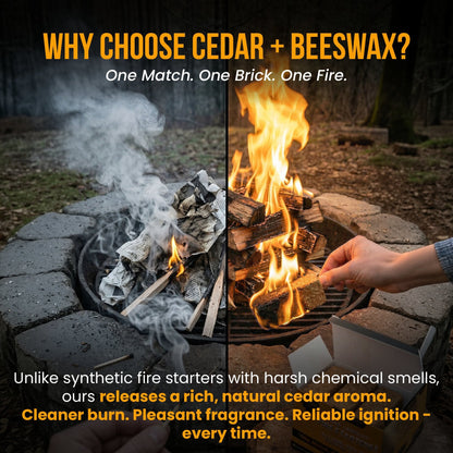 Cedar Fire Starters - Clem & Simms Woodworks